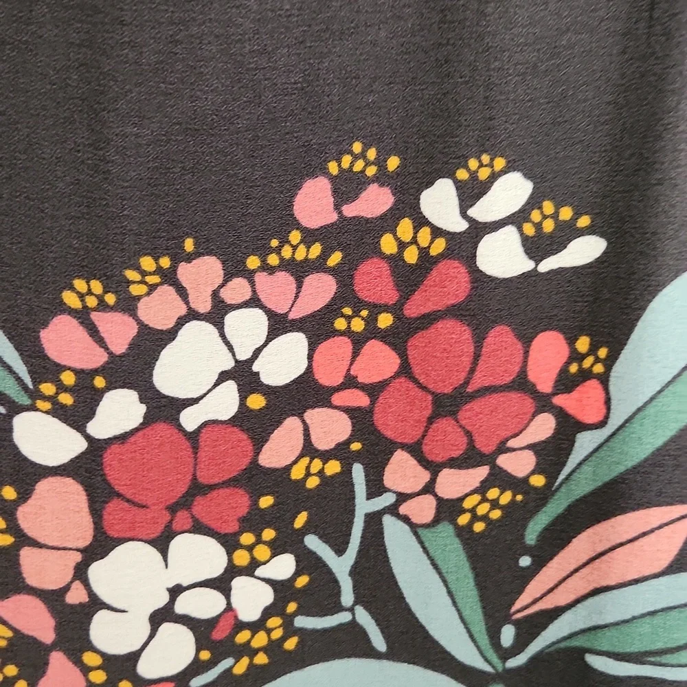 LOFT Black Floral Maxi Dress - Picture 6 of 11
